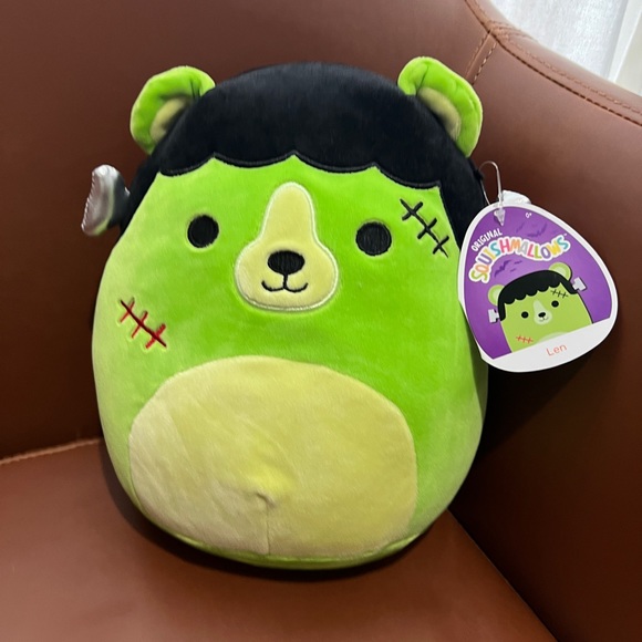Len the Green Frankenstein Bear 8” Squishmallow - Picture 1 of 6